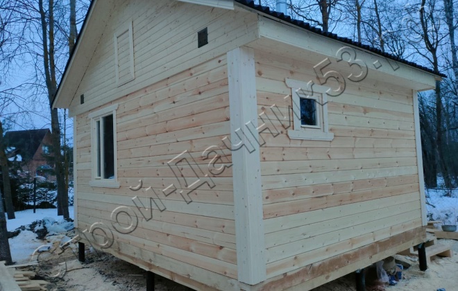 4 Брусовая баня Б-3, 6х5м, 26 М², Московская область, Сергиево-Посадский район, СНТ «Алмазово-2» (9)